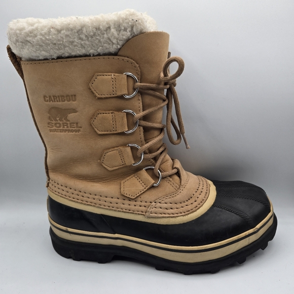 Sorel Shoes - SOREL Caribou Waterproof Lace Up Lined Boots